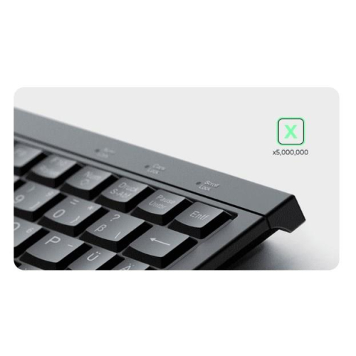 KeySonic KSK-3211ELU (DE) klawiatura Dom USB QWERTZ Niemiecki Czarny-23075136