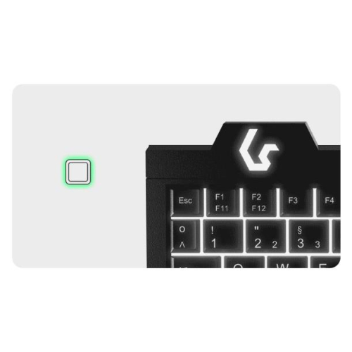 KeySonic KSK-3210ELU (DE) klawiatura Dom USB QWERTZ Niemiecki Czarny-23075179