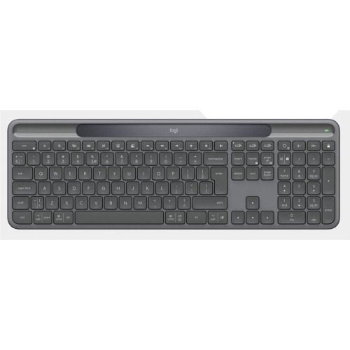 Logitech Signature Slim Solar+ K980 for Business klawiatura Uniwersalne RF Wireless + Bluetooth QWERTZ Niemiecki Grafitowy