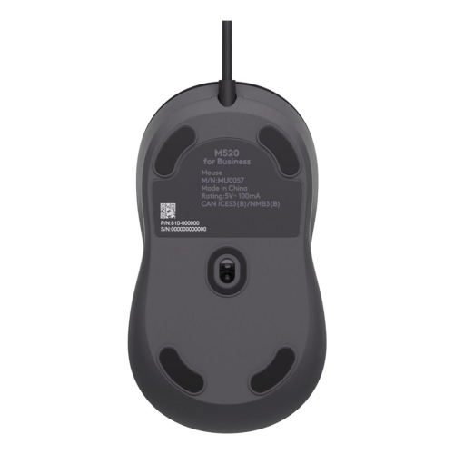Logitech Signature Wired M520 for Business myszka Biuro Oburęczny USB Type-C Optyczny 4000 DPI-23075641