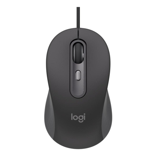 Logitech Signature Wired M520 for Business myszka Biuro Oburęczny USB Type-C Optyczny 4000 DPI
