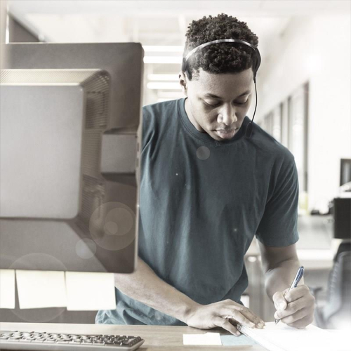 LogiLink BT0059 słuchawki/zestaw słuchawkowy Bezprzewodowy Opaska na głowę Biuro/centrum telefoniczne Bluetooth Pods