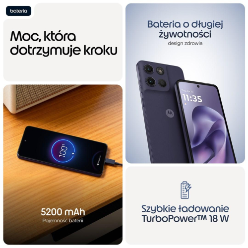 Motorola Moto G17 8/128GB PANTONE Evening Blue-23087614