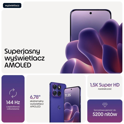 Motorola Edge 70 Fusion Power 5G 12/256GB PANTONE Orient Blue-23087646