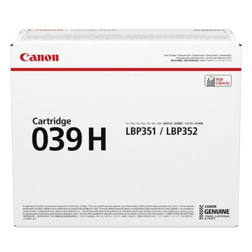 Canon 039H kaseta z tonerem 1 szt. Oryginalny Czarny