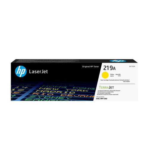 HP Oryginalny wkład z żółtym tonerem 219A LaserJet-15209383