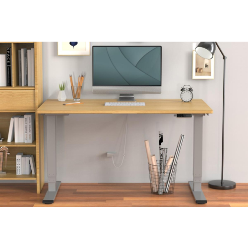 Digitus Elektrycznie regulowany stelaż stołu, dwa silniki, 3-stopniowy, kolor szary-23091675