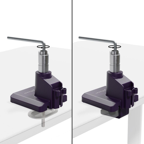 Arozzi AZ-ALZARE-NEO-PP uchwyt / stojak do monitorów Biurko Fioletowy-23091787