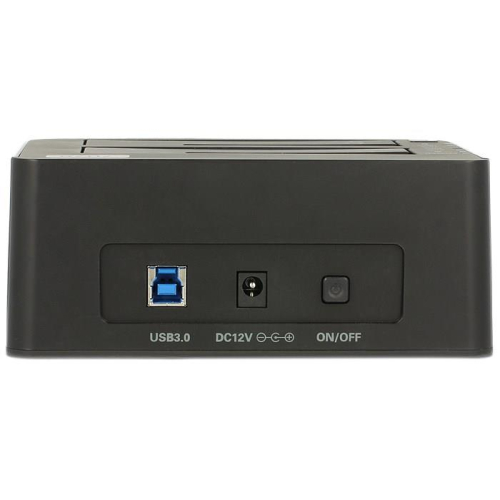 DeLOCK 62661 stacja dokująca do dysków twardych USB 3.2 Gen 1 (3.1 Gen 1) Type-B Czarny-23108348