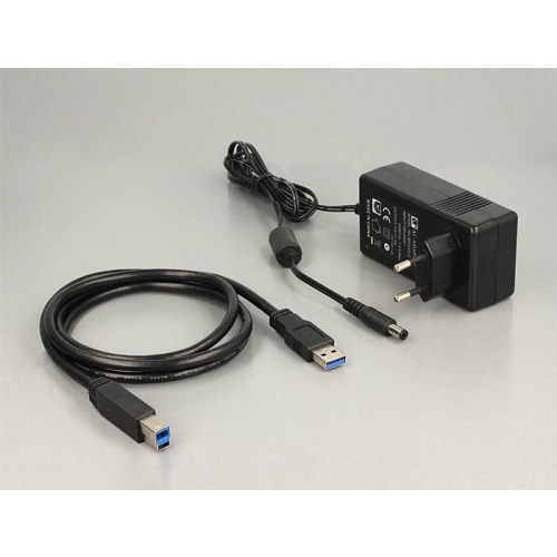 DeLOCK 62661 stacja dokująca do dysków twardych USB 3.2 Gen 1 (3.1 Gen 1) Type-B Czarny-23108350