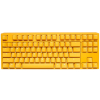Ducky One 3 Yellow TKL klawiatura Gaming USB Niemiecki Żółty