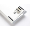 Ducky One 3 Classic Pure White SF klawiatura Gaming USB Niemiecki Biały-23245459