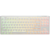 Ducky One 3 Classic Pure White TKL Gaming Tastatur RGB LED - MX-Clear klawiatura USB Niemiecki Biały