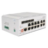 Digitus 8-portowy przełącznik sieciowy Gigabit Ethernet PoE, przemysłowy, zarządzany L2, 4 SFP Uplink