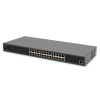 24 Port L2 Managed Gigabit Ethernet Switch with PoE Injector, 2 SFP Upload
