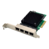 Karta sieciowa przewodowa Quad-RJ45 2.5GbE PCI Express 2.1 Chipset: RTL8125B+ASM1806