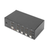 Digitus Przełącznik KVM, 4-portowy, obsługa dwóch monitorów, 4K, HDMI®-23251494