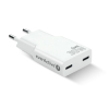 EVERACTIVE ŁADOWARKA SIECIOWA 2 X USB-C QUICK CHARGE 4+ 30W SUPER SLIM BIAŁA SC-385Q-23251905
