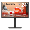 LG 24BA750-B monitor komputerowy 60,5 cm (23.8") 1920 x 1080 px Full HD LCD Czarny