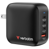 Verbatim Mini GaN Ładowarka 100W 3xUSB-C PD, 1xUSB-A QC 3.0