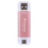 Transcend ESD310 512 GB USB Type-A na USB Type-C 3.2 Gen 2 (3.1 Gen 2) Różowy