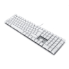 CHERRY KC 200 MX klawiatura Uniwersalne USB QWERTZ Niemiecki Srebrny, Biały-23263474