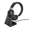 Jabra Evolve2 65 Zestaw słuchawkowy Bezprzewodowy Opaska na głowę Biuro/centrum telefoniczne USB Type-C Bluetooth Podstawka do ładowania