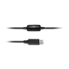 Kensington K33065WW słuchawki/zestaw słuchawkowy Przewodowa Opaska na głowę Biuro/centrum telefoniczne USB Typu-A Cz