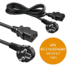 Kabel zasilający | wtyczka kątowa SCHUKO CEE 7/7 (E/F) | IEC C133x0.5mm2 | czysta miedź Cu | 1.8m-23283982