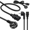 Kabel zasilający | wtyczka kątowa SCHUKO CEE 7/7 (E/F) | IEC C133x0.5mm2 | czysta miedź Cu | 1.8m-23283983