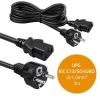 Kabel zasilający SCHUKO CEE 7/7 (E/F) | IEC C13 | 3x1.0mm2 | Czysta miedź Cu | 3m-23284079