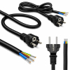 Kabel zasilający SCHUKO CEE 7/7 (E/F) | miedź Cu | odizolowany lutowany | 3x1.5mm2 | 1.8m-23284129