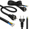 Kabel zasilający SCHUKO CEE 7/7 (E/F) | miedź Cu | odizolowany lutowany | 3x1.5mm2 | 3m-23284141