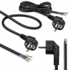 Kabel zasilający | wtyczka kątowa SCHUKO CEE 7/7 (E/F) | miedź Cu odizolowany lutowany | 3x0.75mm2 | 3m-23284165
