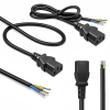 Kabel zasilający IEC C13 | odizolowany lutowany | Czysta miedź CU| 3x0.75mm2 | 1.8m-23284326