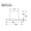 Okap zintegrowany DBB63BC60 Serie 2 czarny-23285333