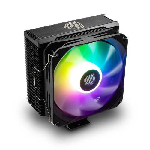 Kolink Umbra EX180 ARGB Procesor Chłodnica hybrydowa 12 cm Czarny