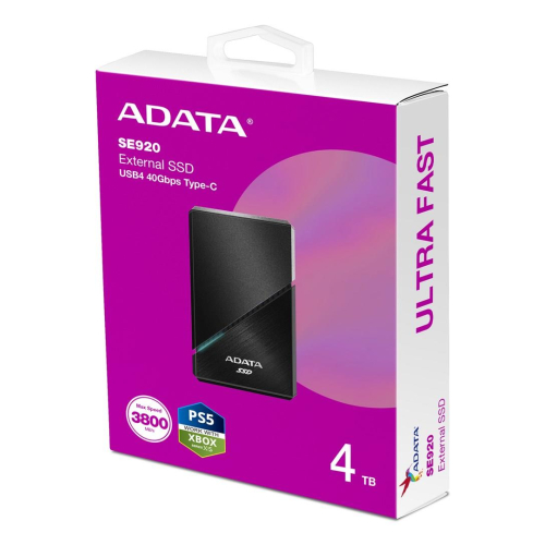 ADATA SE920 Technologia Thunderbolt 4 TB USB Type-C USB4 Gen 3x2 Czarny-23244246