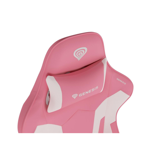 Krzesło Genesis Nitra 710, Różowe Białe (NFG-1929)-23244961