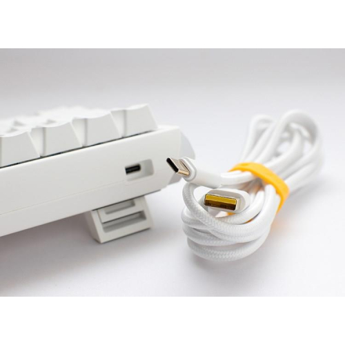 Ducky One 3 Mini Pure White klawiatura Gaming USB Niemiecki Biały-23245179
