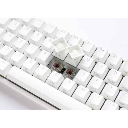 Ducky One 3 Mini Pure White klawiatura Gaming USB Niemiecki Biały-23245311