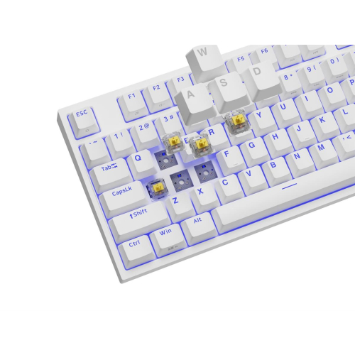 GENESIS Thor 404 TKL klawiatura Gaming USB QWERTY Amerykański międzynarodowy Biały-23245418