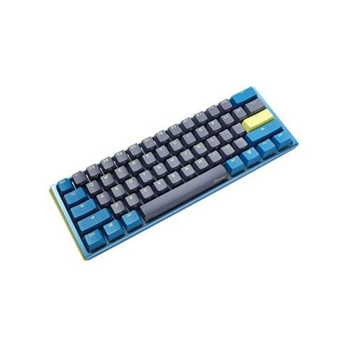 Ducky One 3 Daybreak Mini klawiatura Gaming USB Niemiecki Czarny, Niebieski, Zielony