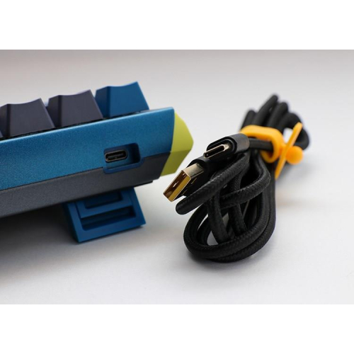 Ducky One 3 Daybreak Mini klawiatura Gaming USB Niemiecki Czarny, Niebieski, Zielony-23245702