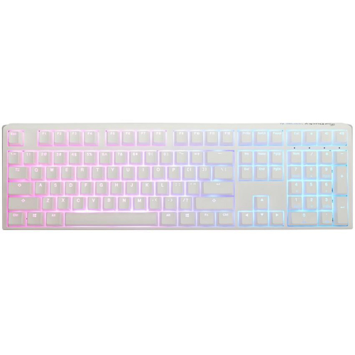 Ducky One 3 Classic Pure White klawiatura Gaming USB Niemiecki Biały