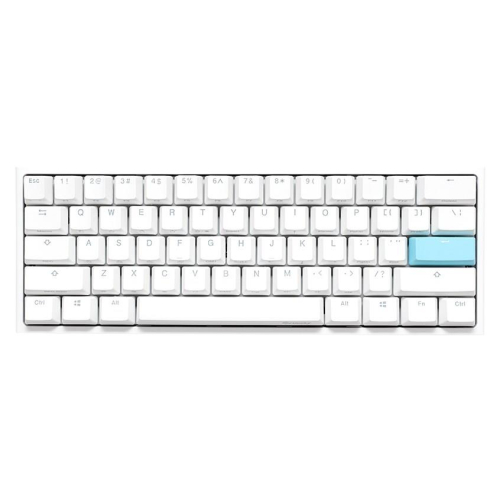 Ducky DKON2061ST klawiatura Gaming USB QWERTY Amerykański międzynarodowy Biały