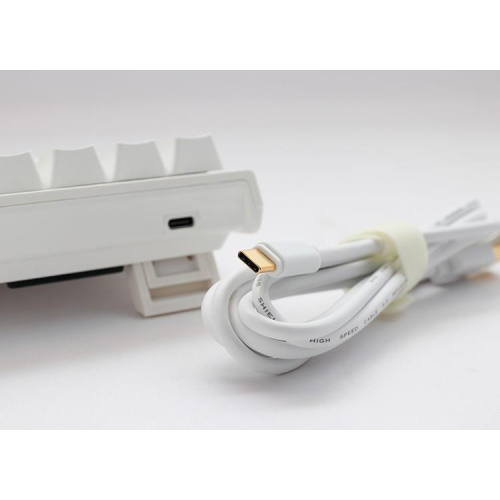 Ducky DKON2061ST klawiatura Gaming USB QWERTY Amerykański międzynarodowy Biały-23245840