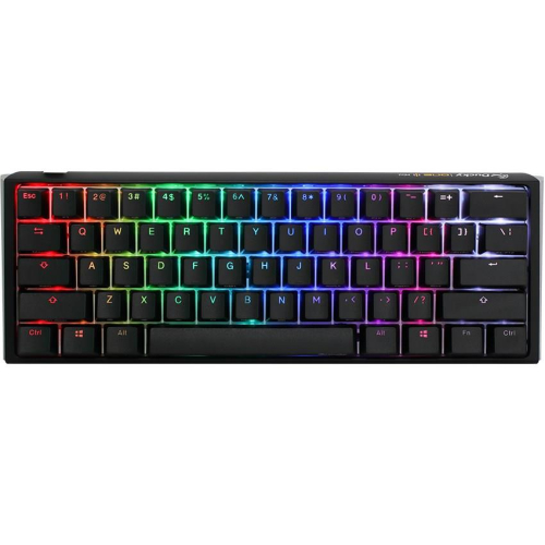 Ducky One 3 Classic Mini klawiatura Gaming USB Niemiecki Czarny, Biały