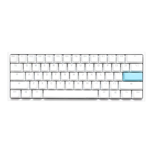 Ducky DKON2061ST klawiatura Gaming USB QWERTY Amerykański międzynarodowy Biały