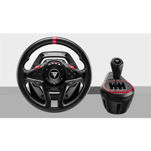 Thrustmaster T128 Shifter Pack, Kierownica + Pedały, PC, Xbox, Przycisk hamulca ręcznego, Przycisk View, Przycisk usta